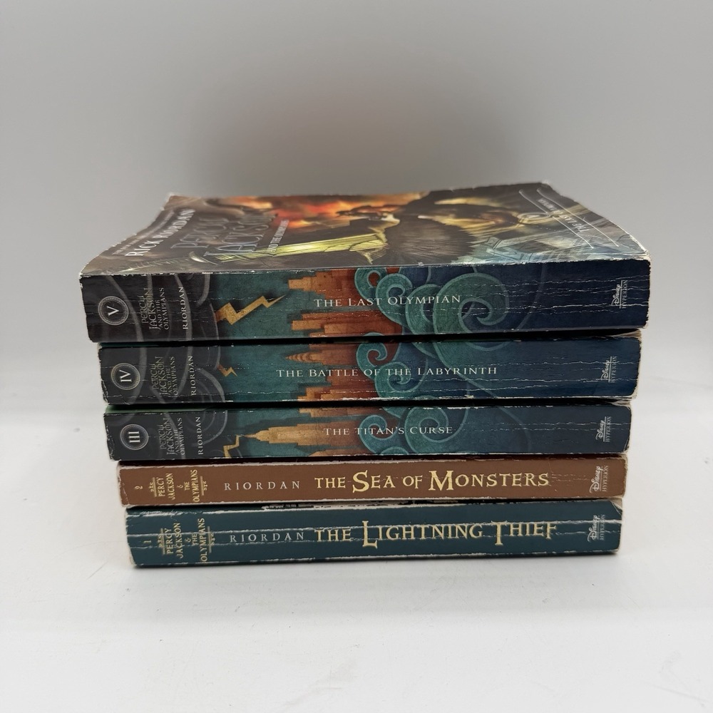 Percy Jackson and The Olympians 1-5 Set Riordan Paperback